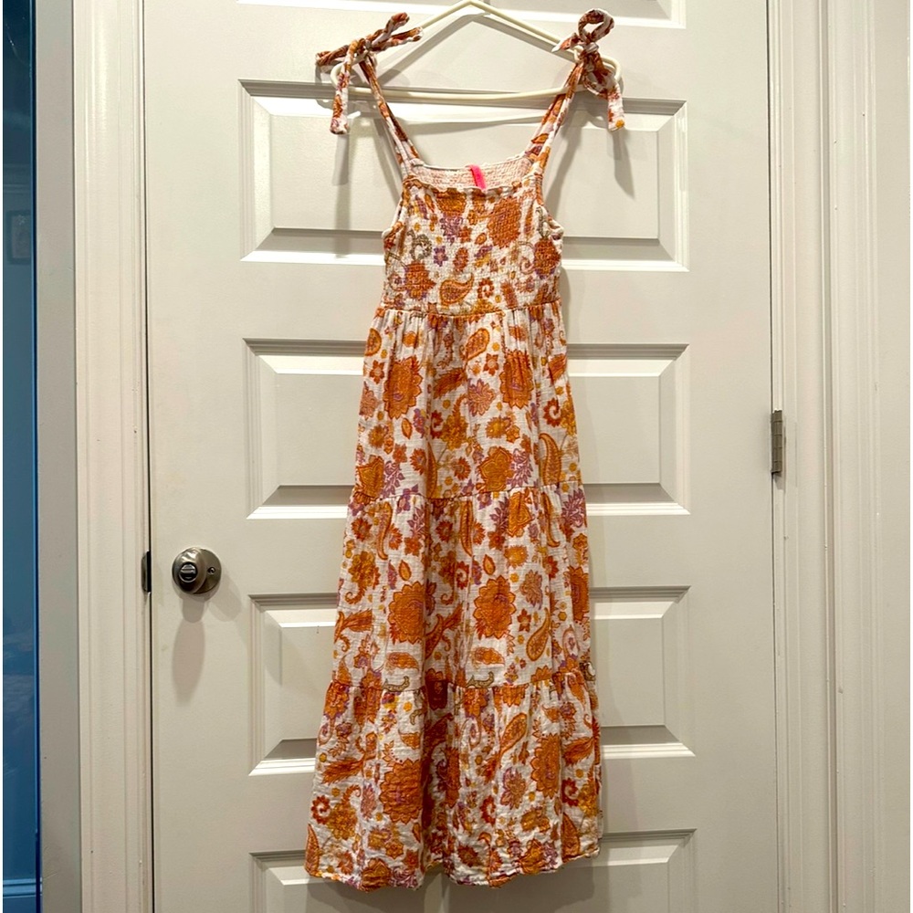 Seafolly girls 12 love paisley 3 tiered maxi OR women’s xs/s - Picture 3 of 15